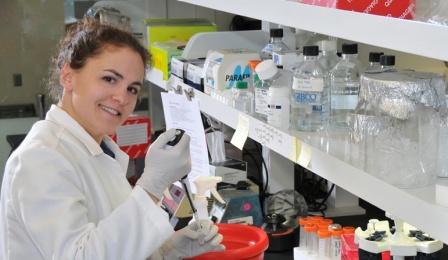 Cara Clementi in Tim Murphy's Lab. 