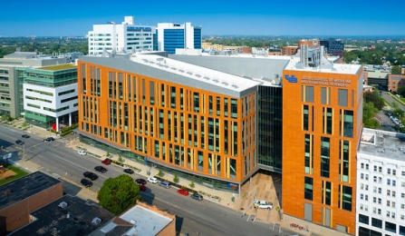 Jacobs School exterior. 