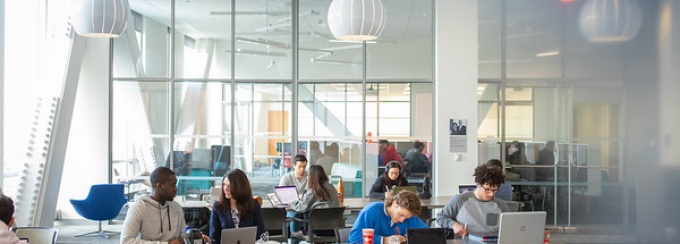 Dr. Meka with MD students. 