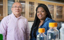 Jun-Xu Li, MD, PhD, and Lakeisha Lewter. 