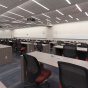 Students in class auditorium. 