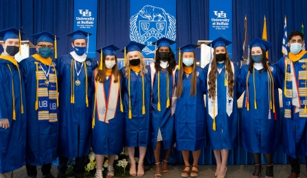 students at commencement. 