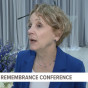 Dr. Brashear speaks at the Remembrance Conference. 