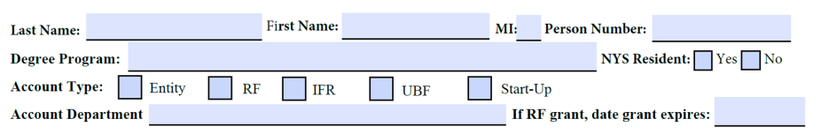 Section A of the form. 