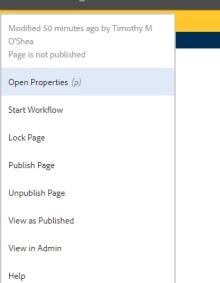 Site View Publish. 