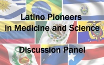 Event poster background of latinamerican flags. 