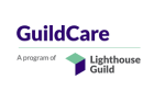 GuildoCare Logo written A program of Lighthouse Guild.