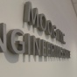 Sign outside the engineering suite. 