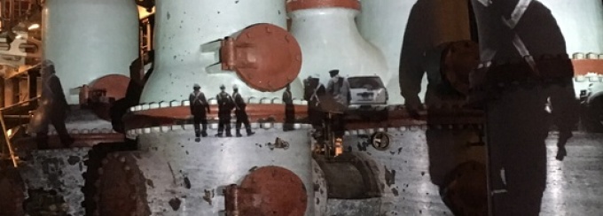 An image from Valery Lyman's Breaking Ground documentary installation. 